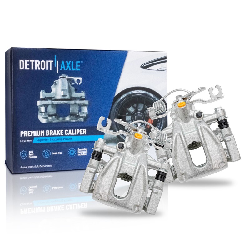 Rear Disc Rotors & Calipers Ceramic Brake Pads for Ford Taurus X Mercury Montego gallery