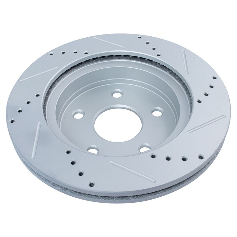 Ceramic Brake Pad & Cross Drilled Rotor w/Chemicals gallery