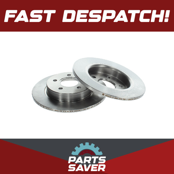 2x Brake Discs Pair Solid fits FORD FOCUS Mk3 TDCi 2.0D Rear 10 to 20 271mm Set