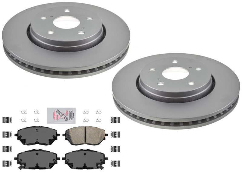 Front Brake Rotors & Ceramic Pads Fits Toyota C-HR 2018-2021 US BUILT