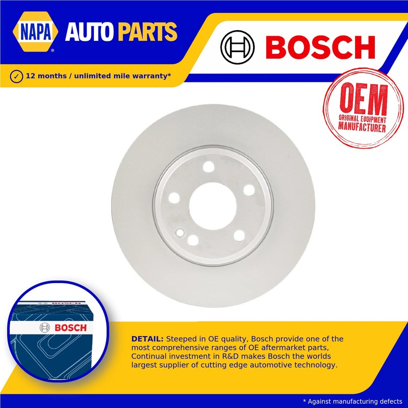 2x Brake Discs Pair Vented fits MERCEDES B250E 242 Front 14 to 17 EM780.990 Set