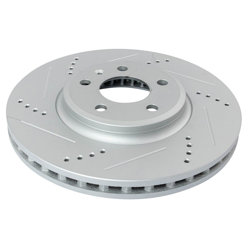 Front & Rear Performance Drilled Slotted Rotor & Posi Ceramic Brake Pad Kit gallery