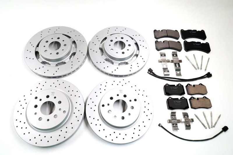 Maserati GranTurismo Gran Turismo Gt front rear brake pads rotors TopEuro #1803 gallery
