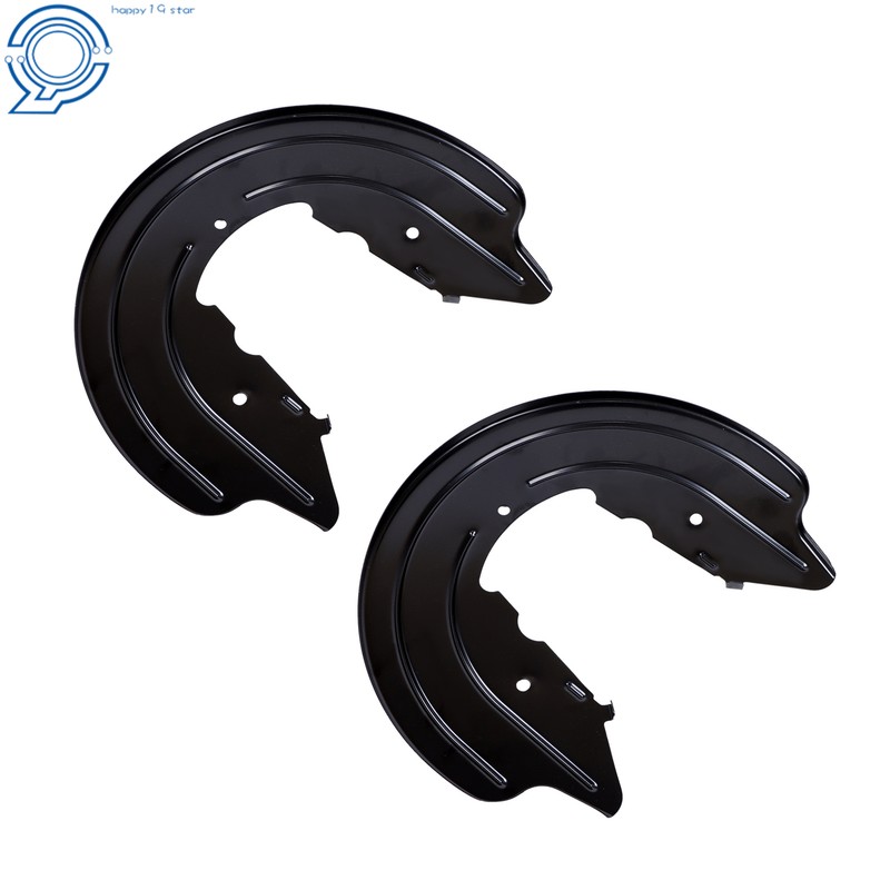 Pair Rear Disc Brake Splash Shield Backing Plate Set For Ford Mustang 1994-2004 gallery