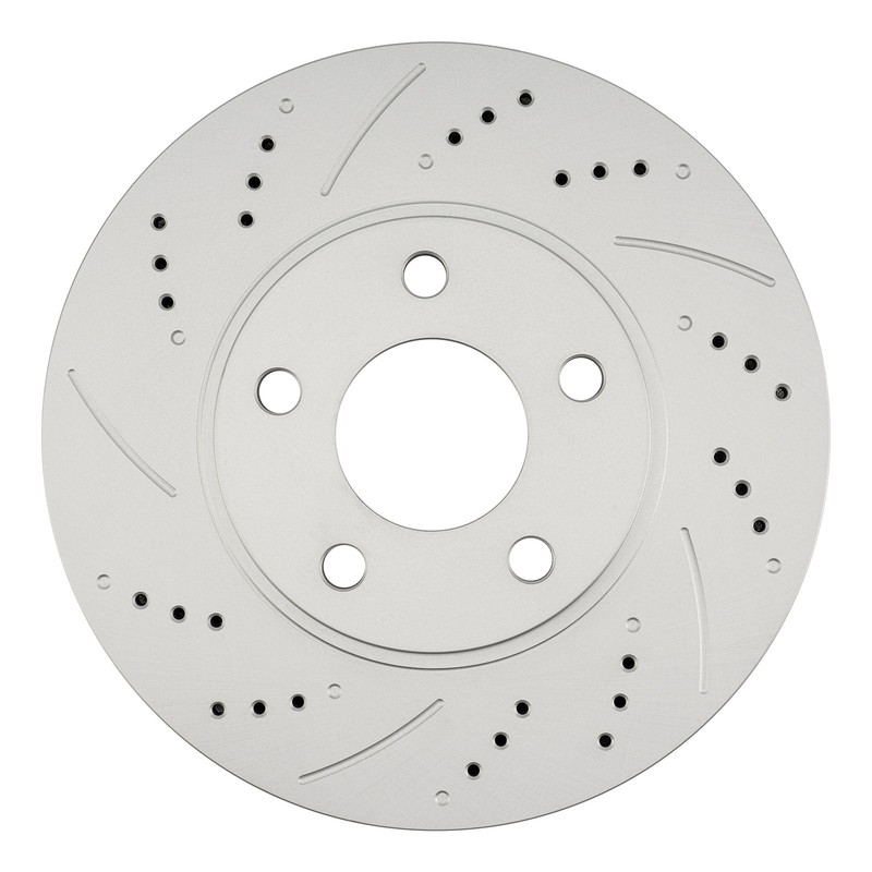 Front Drilled Slotted Zinc Coated Brake Rotors Set For LeSabre Impala DeVille gallery