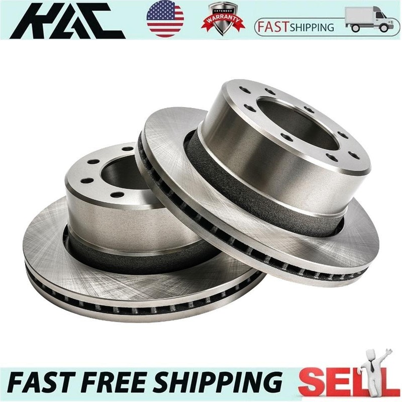 2PC Rear Brake Rotors Fit For 11-24 Ram 2500 11-24 Ram 3500 09-10 Dodge Ram 2500