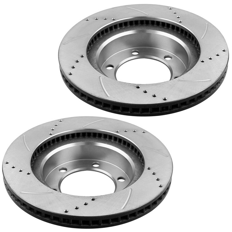 Front Brake Rotors ans Pads for Toyota Tacoma FJ Cruiser 2003 2004-2020 IT gallery