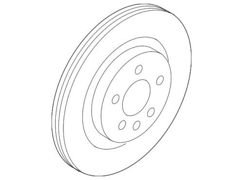 Genuine Land-Rover 2018-2021 Range Rover RR Sport Discovery Rotor Front LR161893
