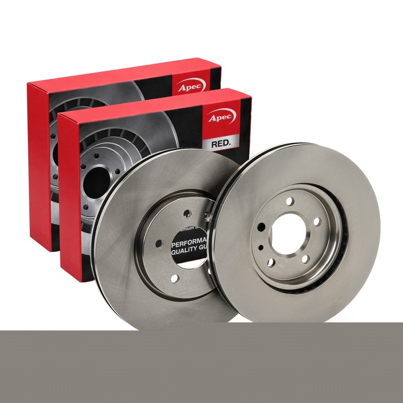 2x APEC Front Brake Discs for OPEL CASCADA 2013-19 321mm Vented DSK3013