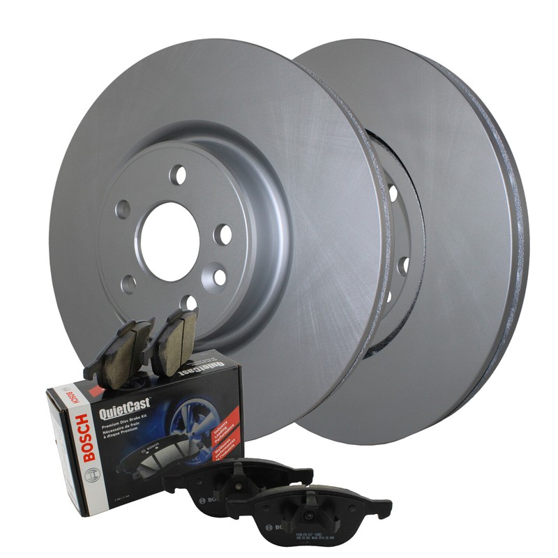 Front Brake Kit 336mm Rotors & Bosch Ceramic Pads For Volvo S60 S80 V60 V70 XC70