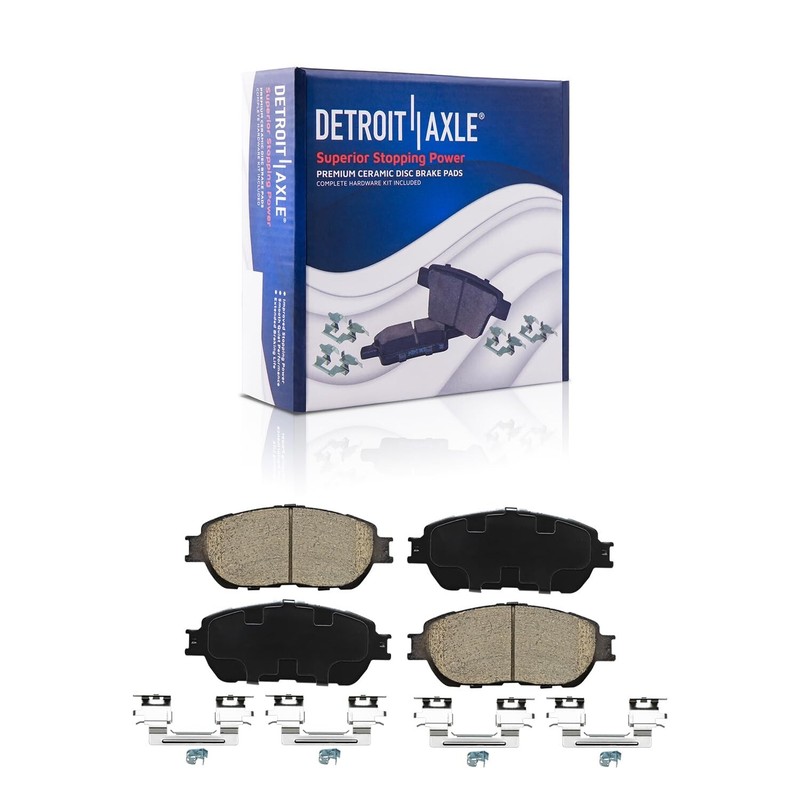 Front and Rear Disc Rotors + Ceramic Brake Pads for 2004 - 2010 Toyota Sienna gallery