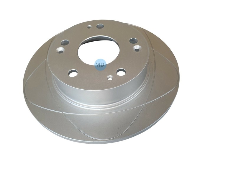 Rear Slotted Disc Brake Rotors Fits Honda Accord 03-07, Acura TSX 04-08; 260mm gallery