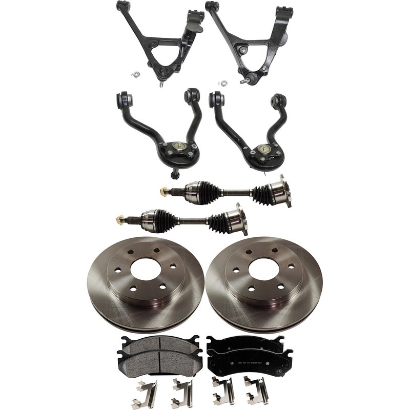 Control Arm Kit For 2000 Chevrolet Tahoe Front Left and Right Upper & Lower 4WD