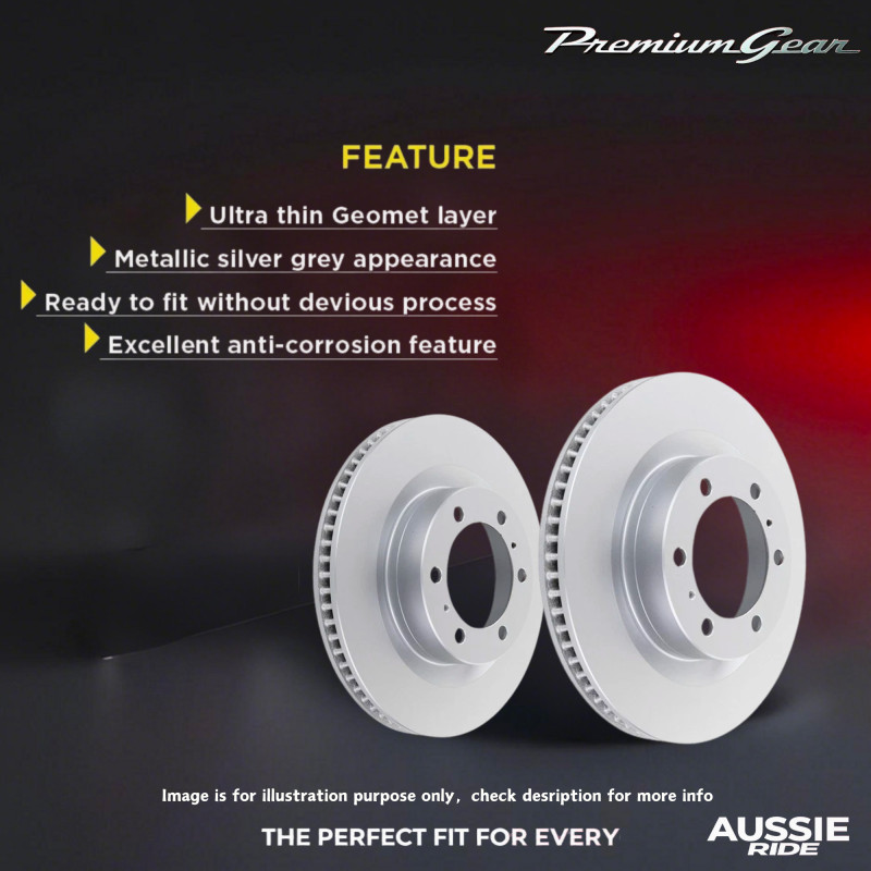 Front Disc Rotors+Bendix 4WD Brake Pads 293mm for Subaru Outback BL BP BR 03-14 gallery