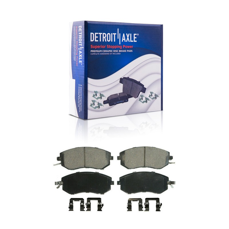 Front & Rear Brake Rotors Pads w/20pc Wheel Lug Nuts for Impreza Legacy Forester gallery