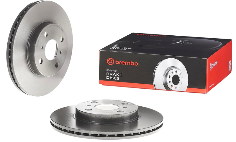 Brembo 09.8545.11 UV Coated vented Front Brake Rotor ENGLON/FAW OE# 4351252090