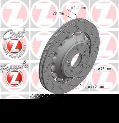 Zimmermann 150.2974.70 Brake Disc for BMW