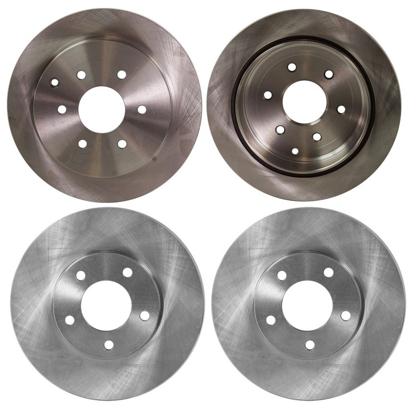 SureStop Brake Disc For Nissan Armada 2017-2021 | Front and Rear | 4-Wheel Set