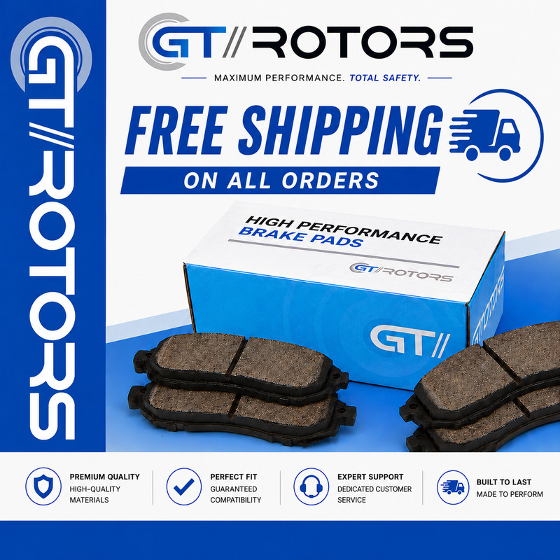 [Front Kit] GEOMET Brake Disc Rotor Set & Pads for Nissan Rogue 2014 - 2020 gallery