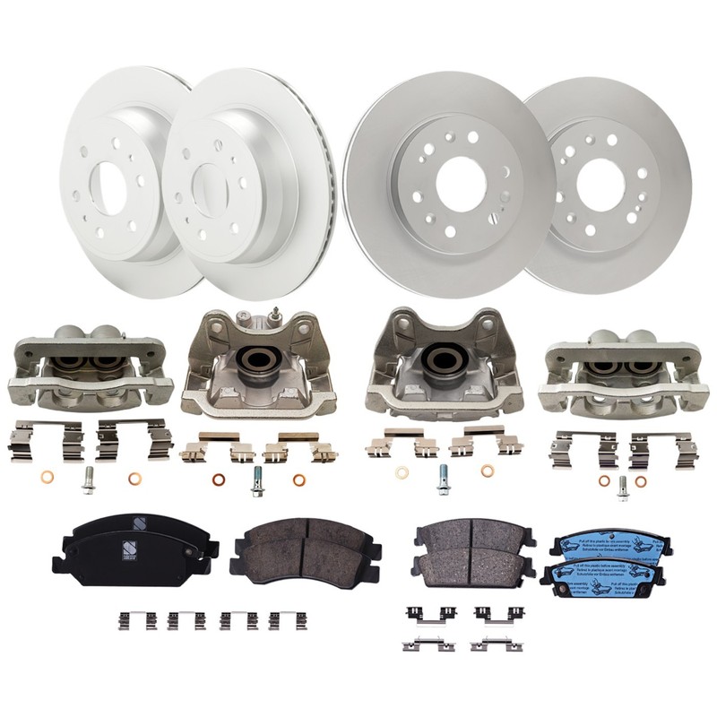 Front & Rear Brake Disc Rotors and Pads Kit for Chevy Yukon Suburban GMC XL 1500