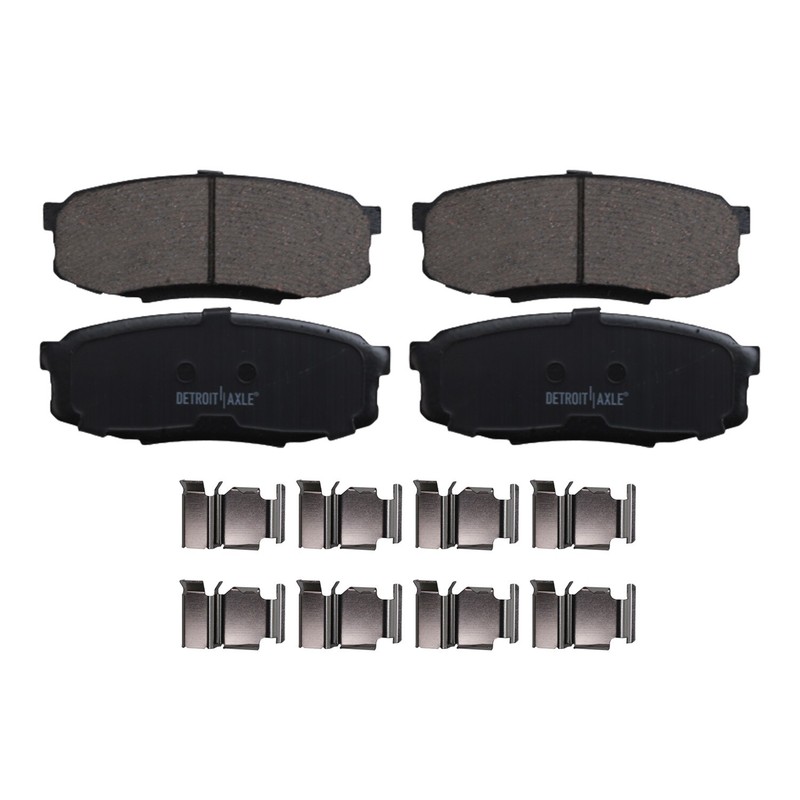 Front Rear Drilled Rotors Brake Pads for 2016 - 2021 Toyota Tundra Sequoia LX570 gallery