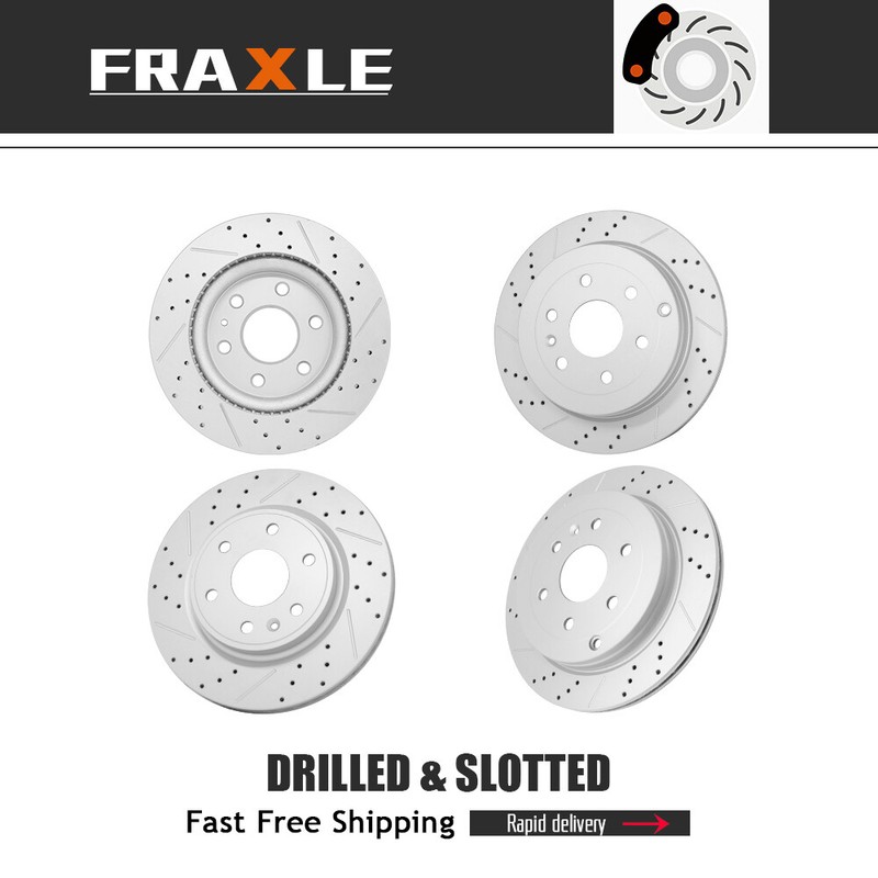 Front Rear Brake Rotors Set For Acadia Enclave Chevrolet Traverse Saturn Outlook