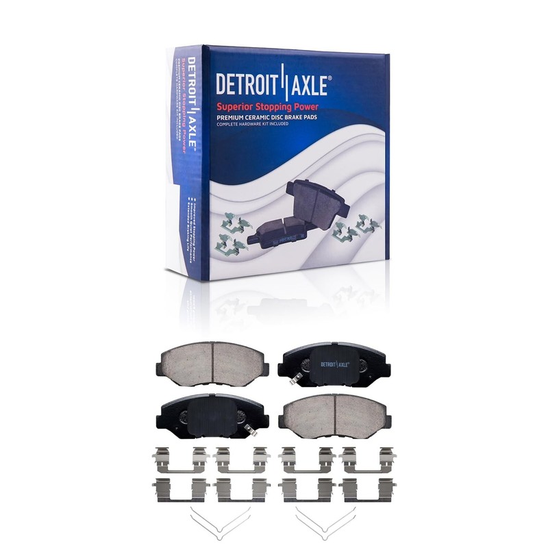 8pc Front Rear Drilled Brake Rotors and Brake Pads Kit for 2002-2004 Honda CR-V gallery
