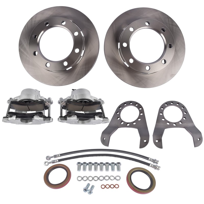 For GM 1973-1988 Disk Brakes 14 Bolt Complete Disc Brake Conversion Kit 10.5 SRW gallery