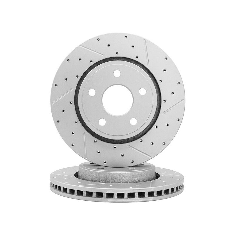4PCS Front & Rear Disc Brake Rotors for Jeep Commander, Grand Cherokee 2006-2010 gallery