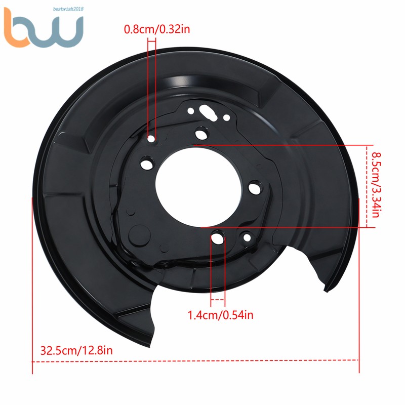 2PCS Brake Dust Shields For Lexus RX330 RX350 RX400H Toyota Highlander 924-373 gallery