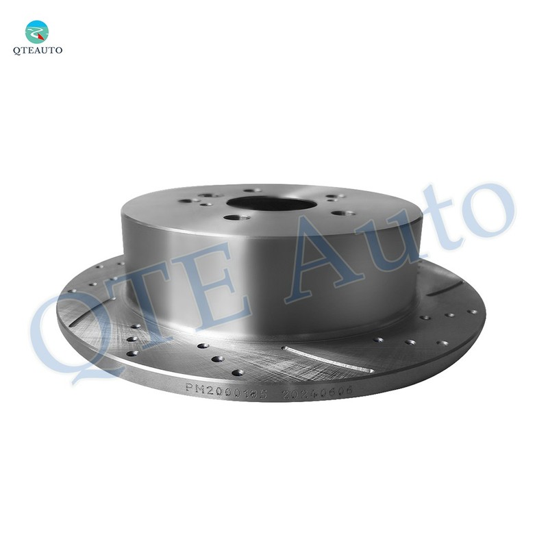 Rear 290mm Drilled Slotted Brake Disc Rotors For 2004-2010 Toyota Sienna gallery