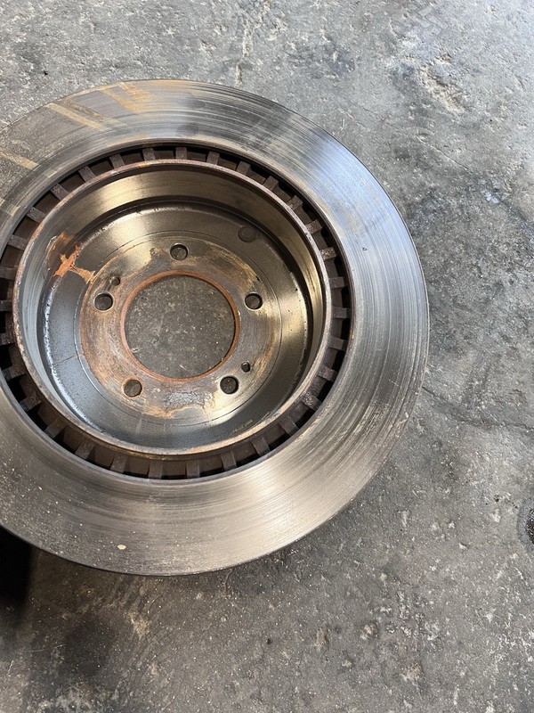 ✅08-15 MITSUBISHI LANCER EVO X REAR BRAKE ROTORS PAIR OEM USED gallery