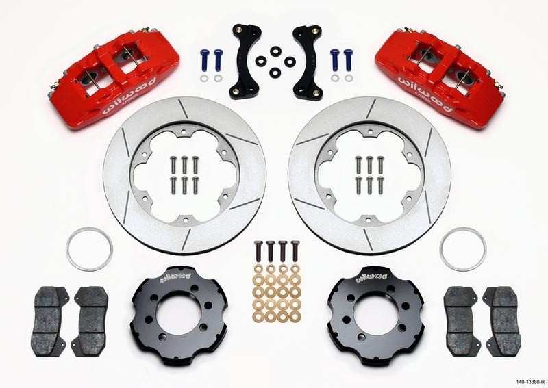 Wilwood Brakes Disc Brake Caliper / Rotor / Pad Kit 140-13380-R