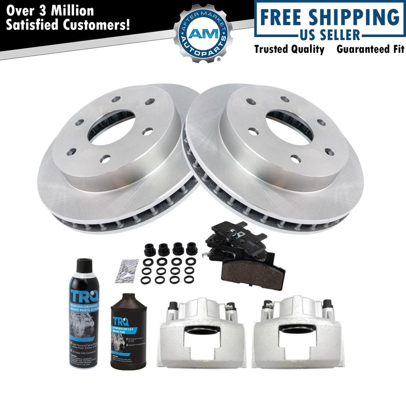 Front Brake Pad & Rotor Kit Fits 99-00 Cadillac 88-00 Chevrolet GMC