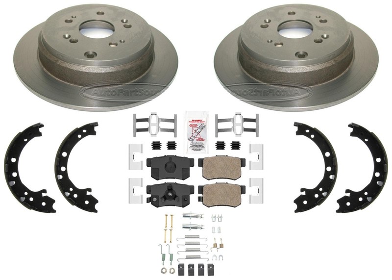 Rear Performance Disc Brake Rotors Pads for Honda CR-V CRV 2007-2016