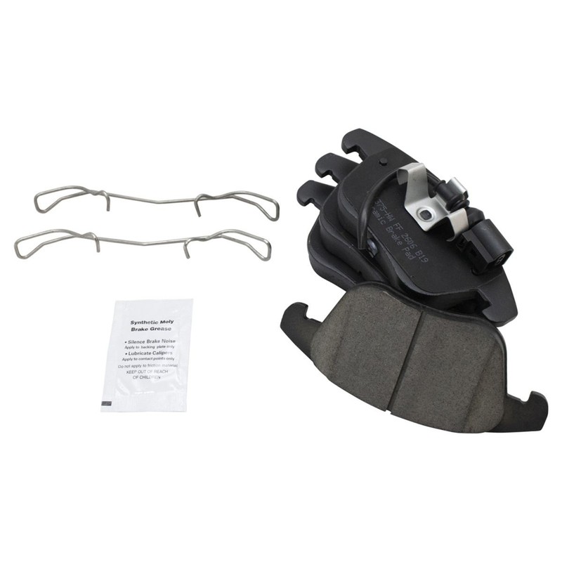 Front Ceramic Brake Pad & Performance Rotor Kit w/Chemicals gallery