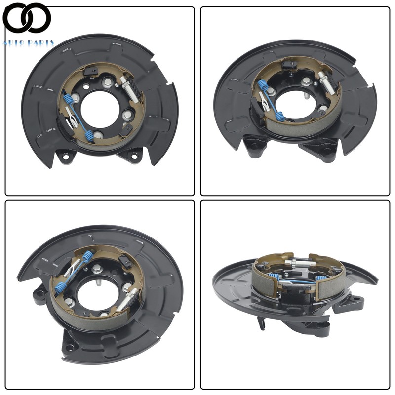 Rear Right Black Brake Backing Plate Dust Shield For Ford F-150 Lobo 2012-2020 gallery