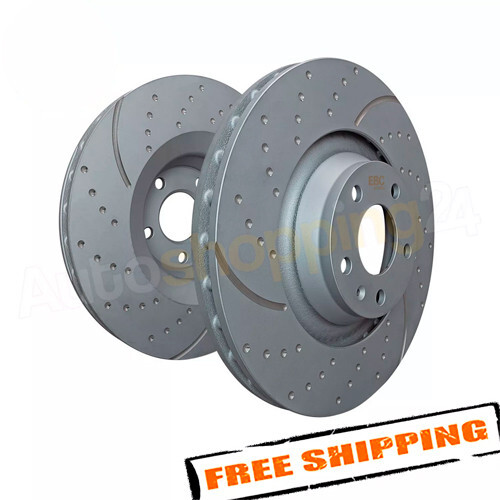 EBC GD7255 3GD Series Sport Dimpled and Slotted 1-Piece Front Brake Rotors gallery
