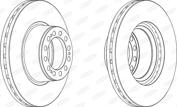 Beral BCR201A Brake Disc