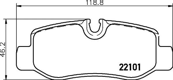 For Mercedes - Vito W447 2014-On Rear 300mm Solid Brake Discs and Pads gallery