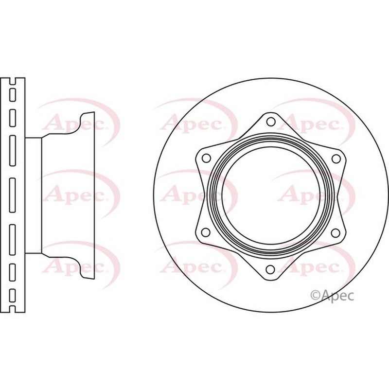 Apec Rear Brake Disc DSK2797 – OE High Quality Precision Engineered Part