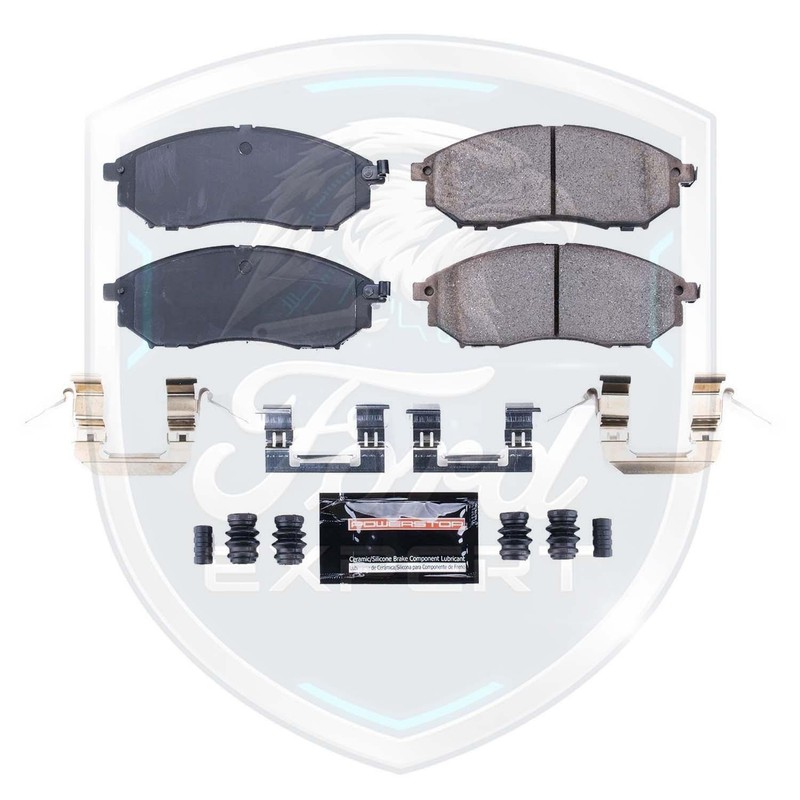 Premium OE Front & Rear Ceramic Brake Pads Kit For 2006-2013 Infiniti 9 Yr Warra gallery