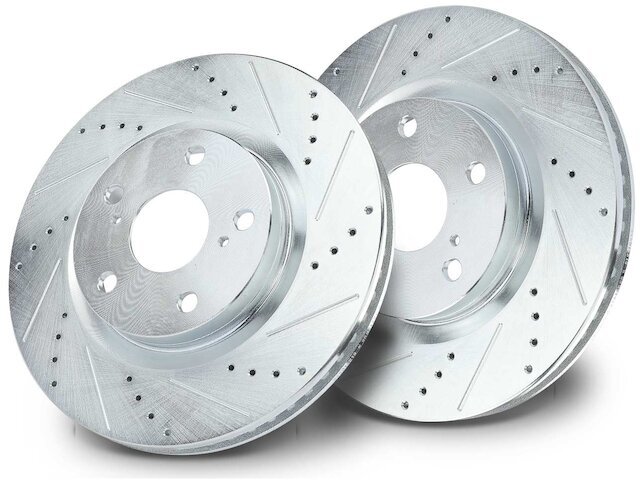 37BW85V Front Brake Rotor Set Fits 2009-2010 Pontiac Vibe 2.4L 4 Cyl