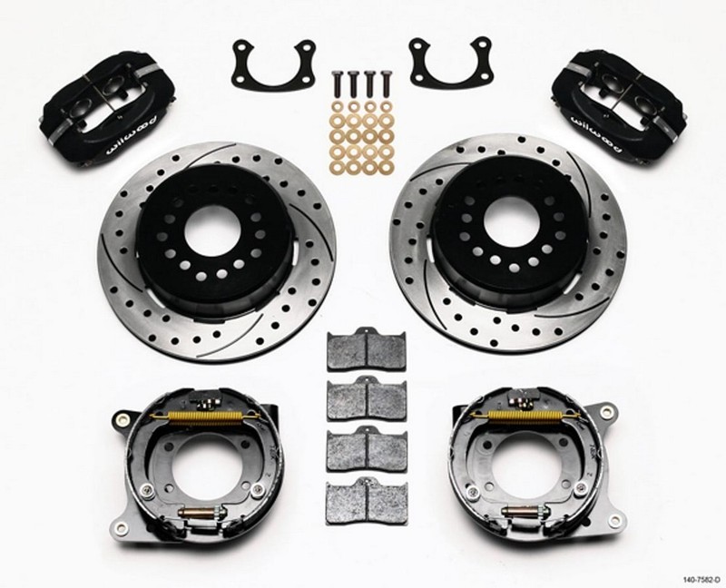 Wilwood for Forged Dynalite P/S Park Brake Kit Drilled New Big Ford 2.36in
