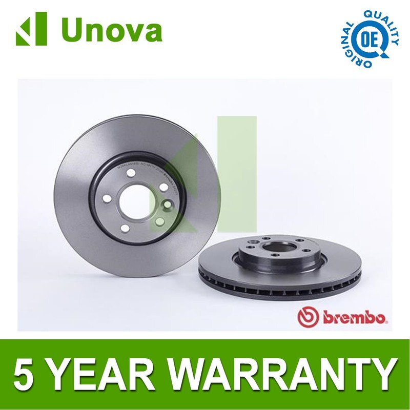 Brake Discs Front Unova Fits Ford Land Rover Volvo + Other Models
