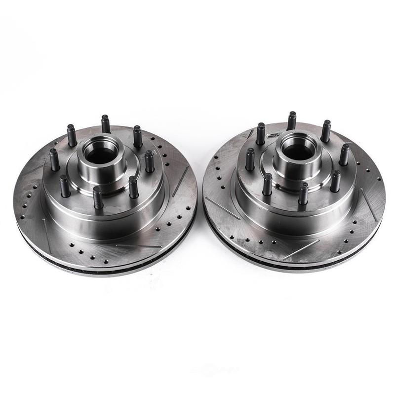 Disc Brake Rotor Set-4-Wheel ABS Front Power Stop AR8546XPR