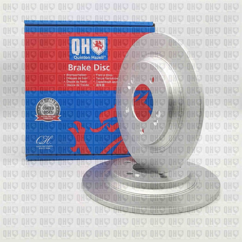 2x Brake Discs Pair Solid fits KIA SOUL Mk2 Rear 14 to 18 ZD 284mm Set QH New gallery