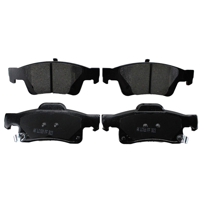 DuraGo Rear Rotors Akebono ProACT Ceramic Disc Brake Pads Kit For Grand Cherokee gallery