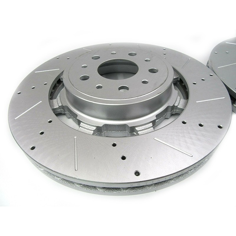 257141 Front Brake Pads & Rotors Set For Maserati GranTurismo Grancabrio 4.7L gallery