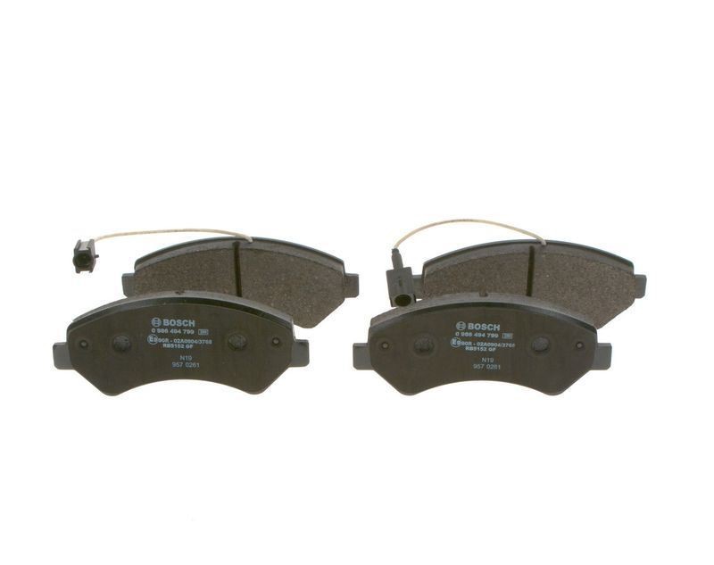 BOSCH Front Brake Disc + Brake Pads Fits Citroen Fiat Opel Peugeot Vauxhall gallery